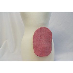 Drainable OR Closed 2 1/4" - 2 3/4" Red & White Ostomy Bag Cover Stoma Colostomy